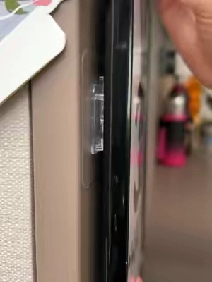 Hook and loop adhesive strips-no drilling required. Easy to install, they let you hang all kinds of small items on walls. Portable and a must-have for every household.#homegoods #diyhacks #Home #wall #fyp