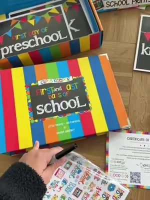 Us moms are always the ones who cry more 🥲🥹❤️‍🩹 #firstdayofschool #kindergarten #backtoschoolshopping #toddlermama #memorybook 