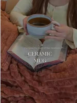 The perfect mug actually exists ☕️📖✨ @Nova Ceramics  #CeramicMug #CoffeeLover #AestheticKitchen #cofeetime #mug 