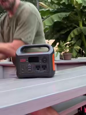 The Jackery Explorer 300 Solar Generator is one of those things people wish they had after the power goes out. #jackeryexplorer300 #stormprep #emergencypreparedness #poweroutage #portablepowerstation @Jackery Direct  