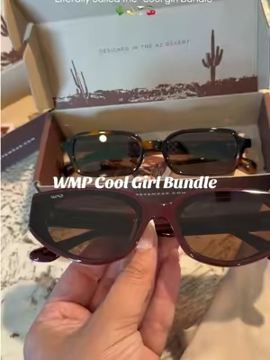 Obsessed! 🤩 the quality is amazing, both pairs are 10/10! But that dark cherry is 🤌🏼🤌🏼🤌🏼 #wmpeyewear #sunglasses #coolgirl #retrosunglasses #madeinusa 