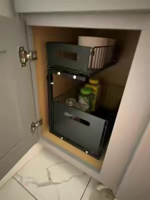 This is going to make my life easier. #cabinetorganizer #cabinetstorage #organizedhome #cabinetorganization #homegadgets 