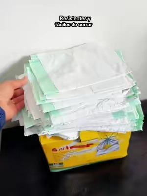Resistentes y fáciles de cerrar #kitchen #bolsadebasura #Home #tiktokshopsummersale #trash 