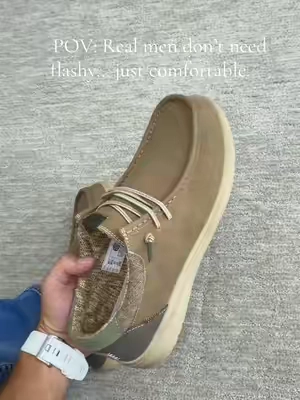 @HeyDude Paul Loafers - Real men don’t need flashy… just comfortable. #heydudeshoes #heydude #summersales #bluecollar #men 