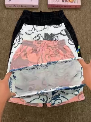 washable graphic shorts with trendy street appeal 🎨✨ #mensshorts #washableshorts #shorts #tiktokshopcreatorpicks #growtogether 