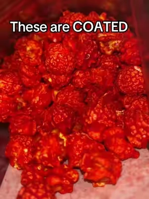 SO SPICY but so good 😋 #tiktokshop  #popcorn #red40 
