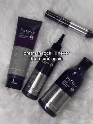 in bretman rock we trust 🫶🏼  #drgroot Dr. Groot hair thickening complete set for hair loss hair thinning color treated hair #tiktokmademebuyit 