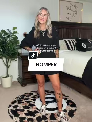 I’m 5’3” 135lbs wearing a small. #romper #romperoutfit #100percentcotton #romperstyle #romperseason 