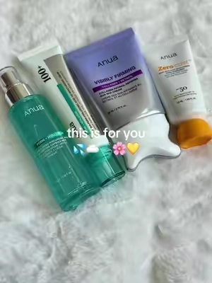 on sale & the price PER item is insanely LOW 🩵🩵🩵 #anua #koreanskincare #glassskinroutine #tiktokshopcreatorpicks  #tiktokshopsummersale @anua_global  Disclaimer: Final price, shipping costs, coupons, and discounts may vary and are subject to change at any time. Always check the TikTok Shop listing for the latest details. Results may vary. Video posted on 7/30/26. 