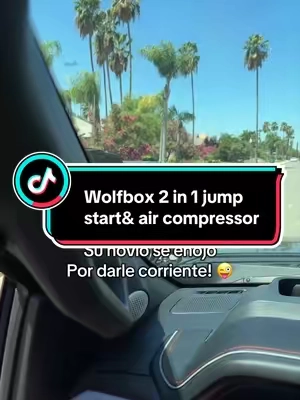 Le agarre uno a Cada una de mis hermanas! #cargadgets #caressential #carjumpstarter #aircompressor #wolfbox @WOLFBOX 