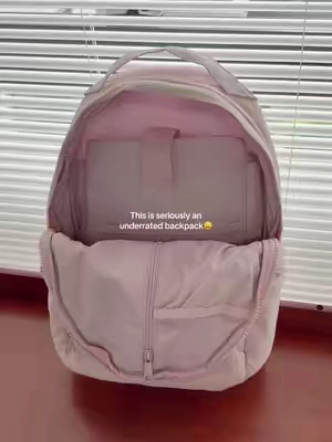 This backpack features hidden back pocket and anti-theft zippers. It also comes with an extra padded laptop sleeve, plus breathable back panel🌟truly such an underrated backpack😩now on sale!#bagsmart #backtoschoolhaul #tiktokshopbacktoschool #schoolbackpack #schoolbag 