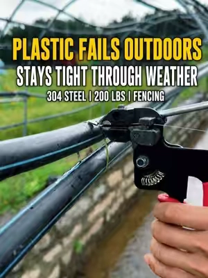 304 stainless zip ties. 200 lbs tensile. Stronger than plastic. 100 ties plus pliers. #ZipTiePliers #StainlessZipTies #MetalZipTies #cablemanagement #Tiktokshopsummersale