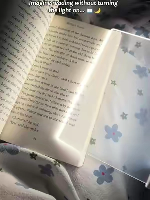Light your pages, not your eyes. 📖💡 #booklight #booklover  #readingindark #tiktokmademebuyit #fyp 