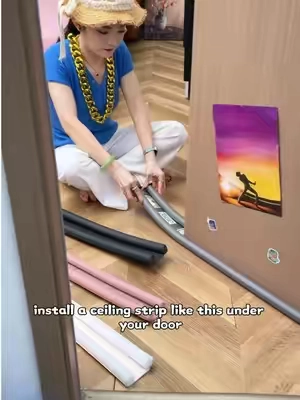 Dust,noise,andbugs—allblockedatonce#HomeEssentials#BugFree#DustFreeLiving#doorseal#tiktokshopsummersale 