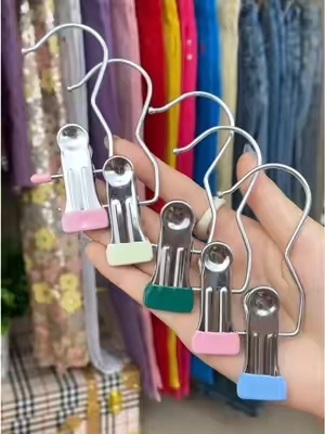 Thishookclipcanbeusedtohangtheskirtsandtrousersathome.Hangingtheminthewardrobemakesthemmuchneaterandit'salsoverycleartotakethemout.#StorageAndOrganization#TrousersStorage#tiktokshopsummersale 