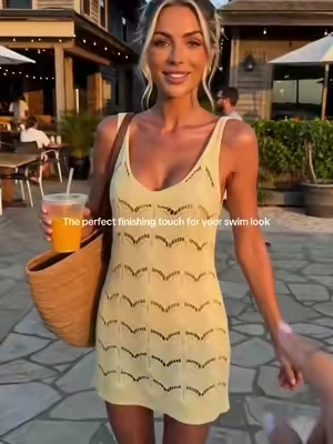 The perfect finishing touch for your swim look#WeeklyDeals #tiktokshopsummersale #outfit #coverup #summeroutfits 