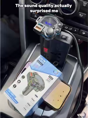 Connect your phone easily, stream music and take calls hands-free.#WirelessAudio #HandsFree #drivesafe 