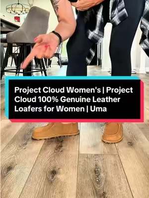 7:30 Project Cloud Women's | Project Cloud 100% Genuine Leather Loafers for Women | Soft & Plush Insole | Lightweight | Non-Slip - Uma #TiktokShopCreatorPicks #tiktokshopbacktoschool #falldealsforyou @Project Cloud Shoes 