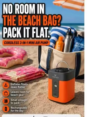 2026 Summer must haves #airpump #beachvibes #summeressentials #momtok #campinghacks 