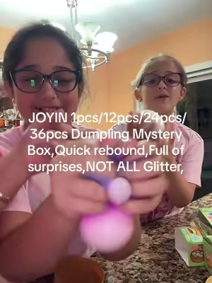 JOYIN 1pcs/12pcs/24pcs/36pcs Dumpling Mystery Box,Quick rebound,Full of surprises,NOT ALL Glitter, Random Styles Surprise, Colorful Soft Squeeze Stress Balls Fidget Sensory Toy, Decompression Gift for Kids Adults Squeeze toy, Soft Sensory Squeeze Toy for##paratiiiiiiiiiiiiiiiiiiiiiiiiiiiiiii##TikTokShopp##tiktokshopsummersale