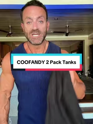 The COOFANDY 2 Pack Tanks make it easy to look put together without sacrificing comfort. The soft fabric, modern fit, and versatile design work for everything from casual weekends to date nights and summer vacations. Two tanks in one pack means more outfit options and more value. #tanktops #mensstyle #mensfashion #athleticwear #summeroutfits 