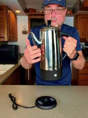 12-Cup Electric Percolator #percolator #morningcoffee #RoysRealReviews 