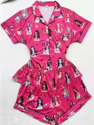Thoughtful gift for fellow stans! Stylish & functional KATSEYE pajamas🐈👀☁️✨ #KATSEYE #katseyestan #pajamajam  #spotlightfinds  #CozyLoungewear 