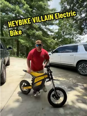 Can’t beat a good ole heybike @Heybikesports @Heybike Inc #heybikesports #heybikevillain #edirtbike #pitbike #tiktokshopcreatorpicks 
