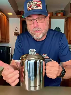 Elite Gourmet 8-Cup Classic Stovetop Coffee Percolator #percolator #morningcoffee #RoysRealReviews 