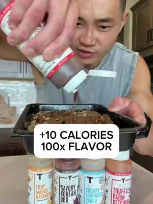 Only 10 extra calories for 100x the flavor with @Taste Flavor Co  #lowcaloriesauce #tasteflavorco #joeyswoll @Joey Swoll 