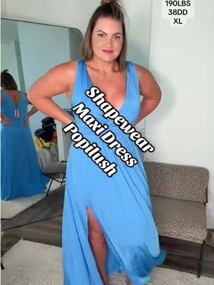 Shapewear Maxi Dress! #thicknstrong #dress #maxidress #shapeweardress #tiktokshopcreatorpicks 