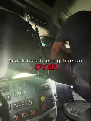 Replying to @Rottie Mama so much cooler inside the truck now! #sunshade #truckdriver #semitruck #truckvisor @EcoNour 
