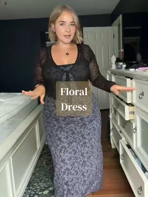 Wearing a large 🖤