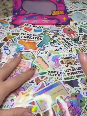 #stickers #stickerpack #vinylstickers #waterproofstickers #memesticker