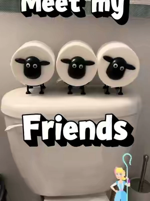 Everyone is going to be talking about how cute the Toilet Paper Holders are in your bathroom. @UDROLL #toiletpaper #tp #sheep  #billygoatgruff #toystory 