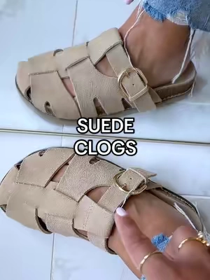 Fun slip on clogs that are so comfy and CUTE!!  #clogs #sliponshoes #clogsshoes #fallshoes #tiktokshopsummersale @Cushionaire 