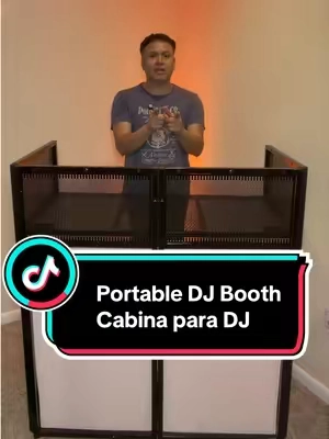Replying to @seanfagan692 Portable DJ Booth Setup  cabina para dj mobile #tiktokshopcreatorpicks #tiktokshop #djbooth #djtable #cabinadj 