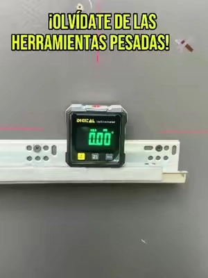 Radiaint  Portable Magnetic Digital Angle Finder, 360° Magnetic Attachment Hardware Tool with Dual Laser Guide, Rechargeable Angle Gauge for Woodworking, Construction #Summervibes, Construction Accessories, Construction Tools #diytools #electronics #professionaltools #usefulgadgets #toolsandgear #carpentrytools #industrialtools #homeimprovementtools #powertool #gadgetfindsuk