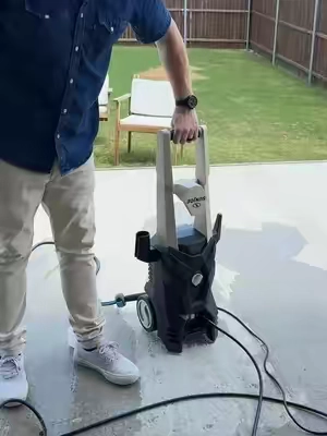 Well… I guess we got a chance pressure washer now… #pressurewasher #tiktokshopcreatorpicks #homehacks #tools #Outdoors 