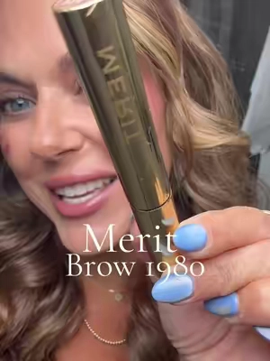 @MERIT Beauty #MERITBrowGel #MERITCleanIngredientBeauty #ViralBeauty #TintedBrowGel #1980brow