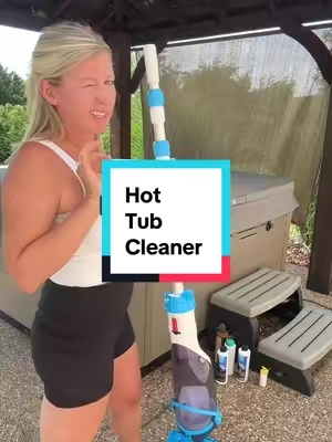 I love this for my hot tub! #poolcleaner #hottubcleaner #garvee #tiktokshopcreatorpicks #tiktokshopsummerturnup 