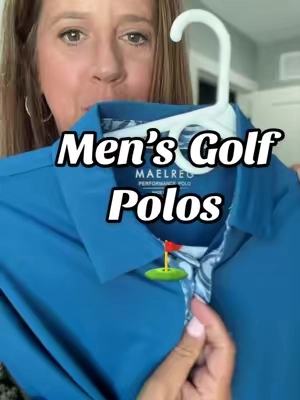 Men’s golf polos #golfpolo #mensfashion #golfshirt #tiktokshopsummersale @MAELREG GOLF 