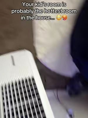 None of your kids should sleep in a hot room🥵 #portablefan #portableacunit #ac #accooler 