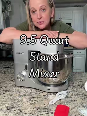 This 9.5QT stand mixer is perfect for bread dough, cookies, cakes, and large family recipes. #StandMixer #bakingessentials #TikTokShopSummerSale #bakingathome #bakingbread @Lidaro Home Appliances 
