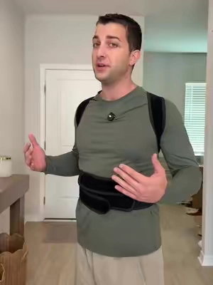 This is the new posture correctly and this one is so much better #posturecorection #posturecorrector #posturetraining 