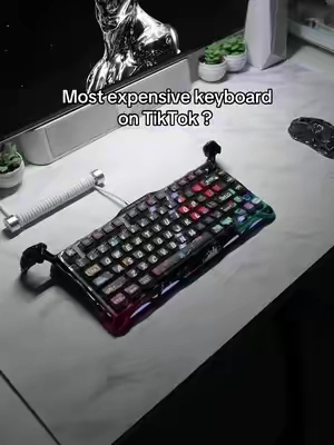 The most expensive Hall effect gaming keyboard on TikTok - The Gravastar V75 pro gaming keyboard #v75 #gamingkeyboard #keyboard #budget #v75pro 