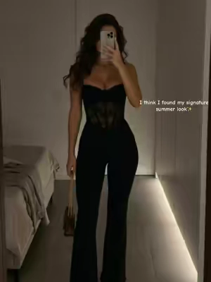🖤#lace #jumpsuit #womenfashion #sportlightfinds #summerfinds 