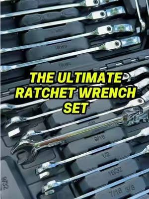 Hands down my favorite ratchet wrench set. All the common sizes in a hard shell case. #wrench #ratchetwrench #mechanic #toolset #tools 