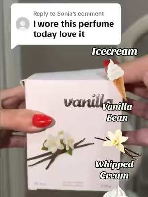 Replying to @Sonia MYS Scents Vanilla Perfume MYS Scents Vanilla perfume, vanilla perfume, eau de parfum, women’s perfume, gourmand fragrance, sweet vanilla fragrance, long lasting perfume, vanilla scent, perfume collection, fragrance lover. #MYSScents #VanillaPerfume #GourmandPerfume #PerfumeTok #Fragrancetok 