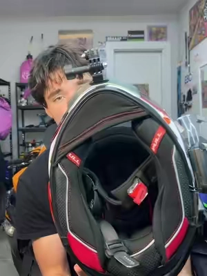 The most trustworthy,reliable helemet mount in the market.  #motorcycle #motorcycles #motovlog #biketok #2wheels 
